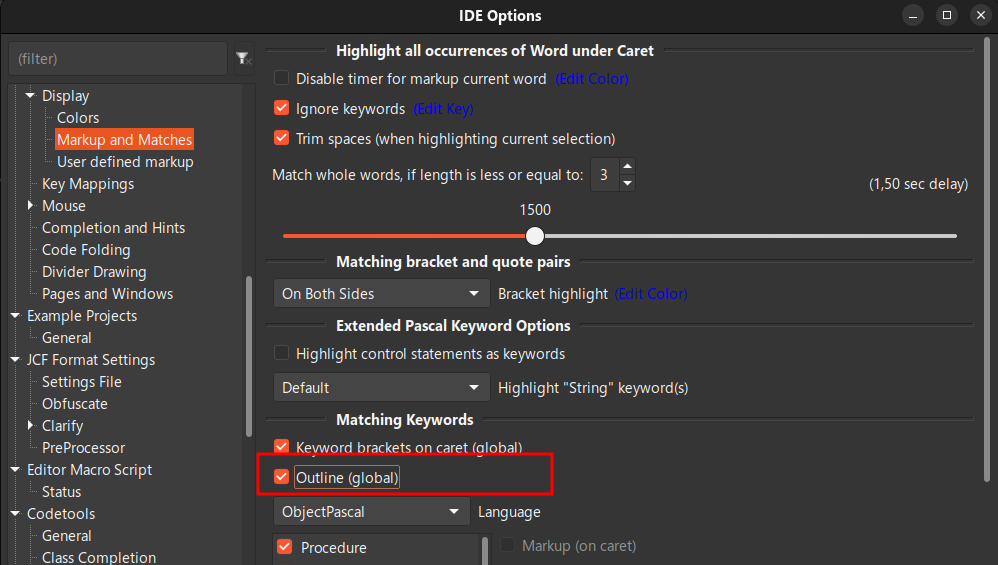 Destaque de blocos de código
