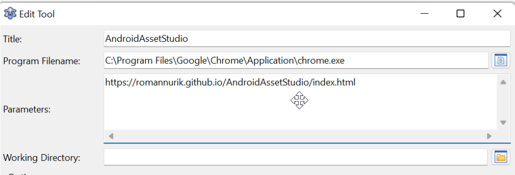 Configurando atalho para site no Lazarus