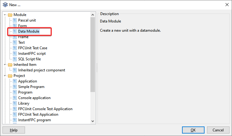 Criando um datamodule para conter o ImageList