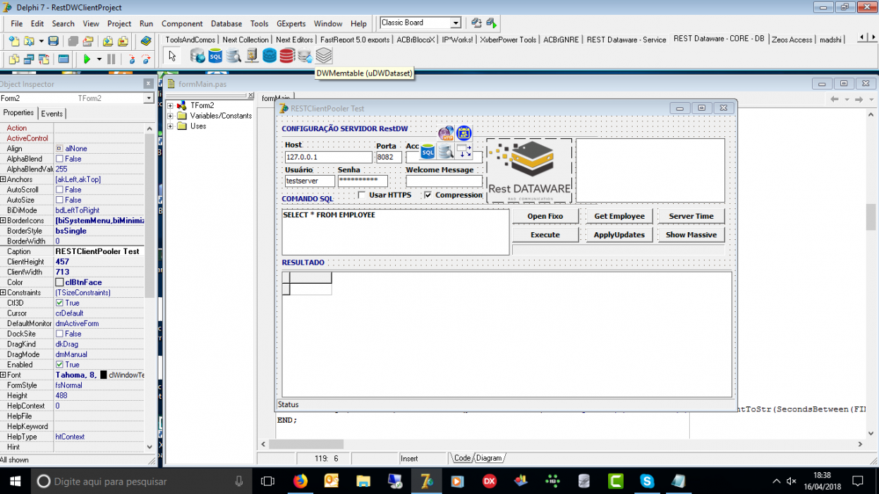 Configuração de pacotes e dependências no Lazarus