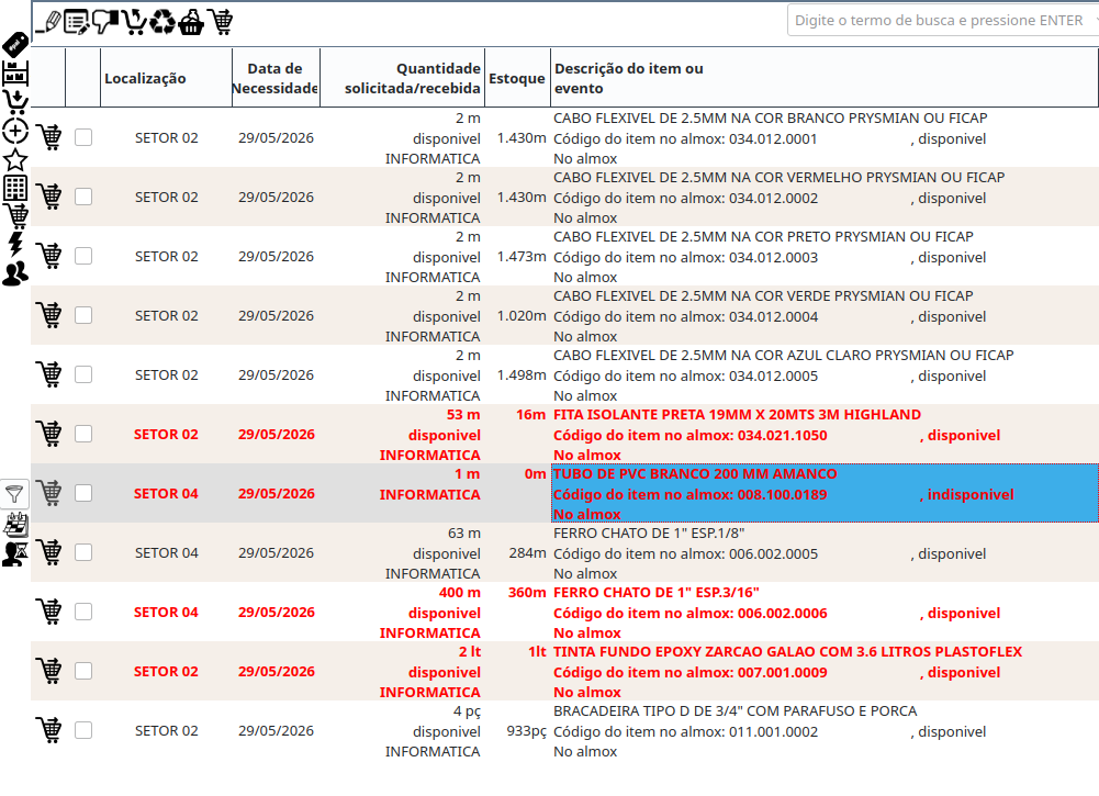 Exemplo de DBGrid clássico