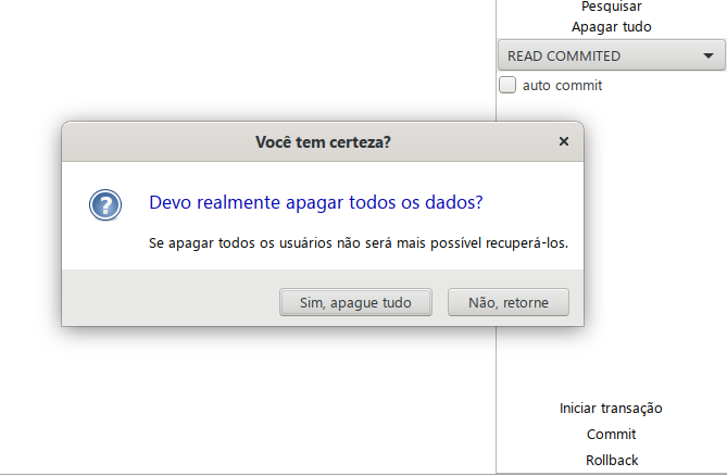 TaskDialog com opções no ambiente Linux