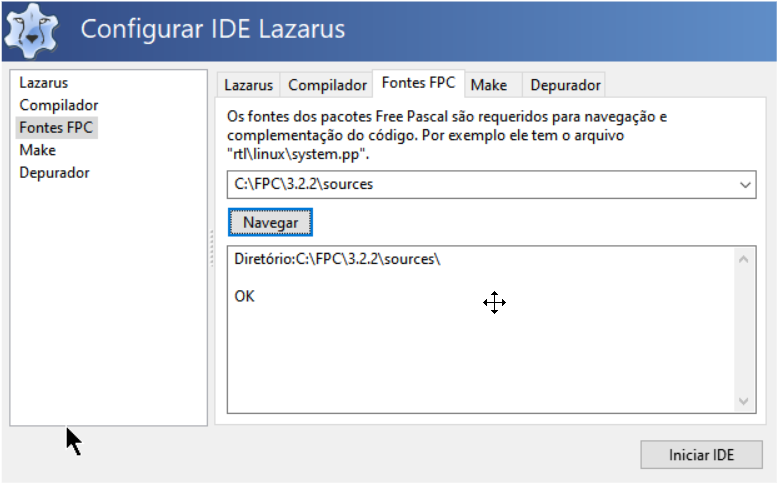 Download do código fonte do FPC