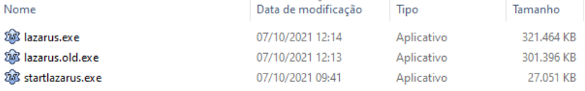 Pasta de instalação